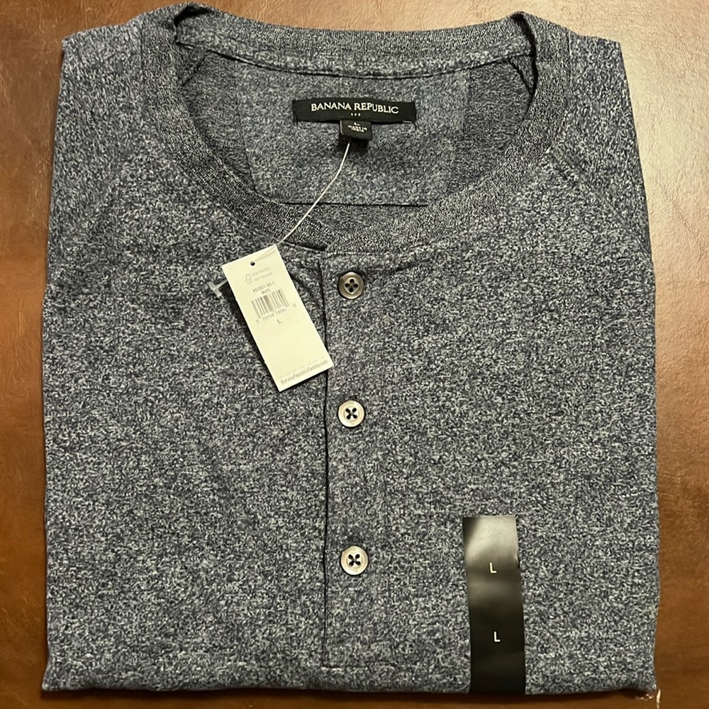 Banana Republic cozy jersey long sleeve tee